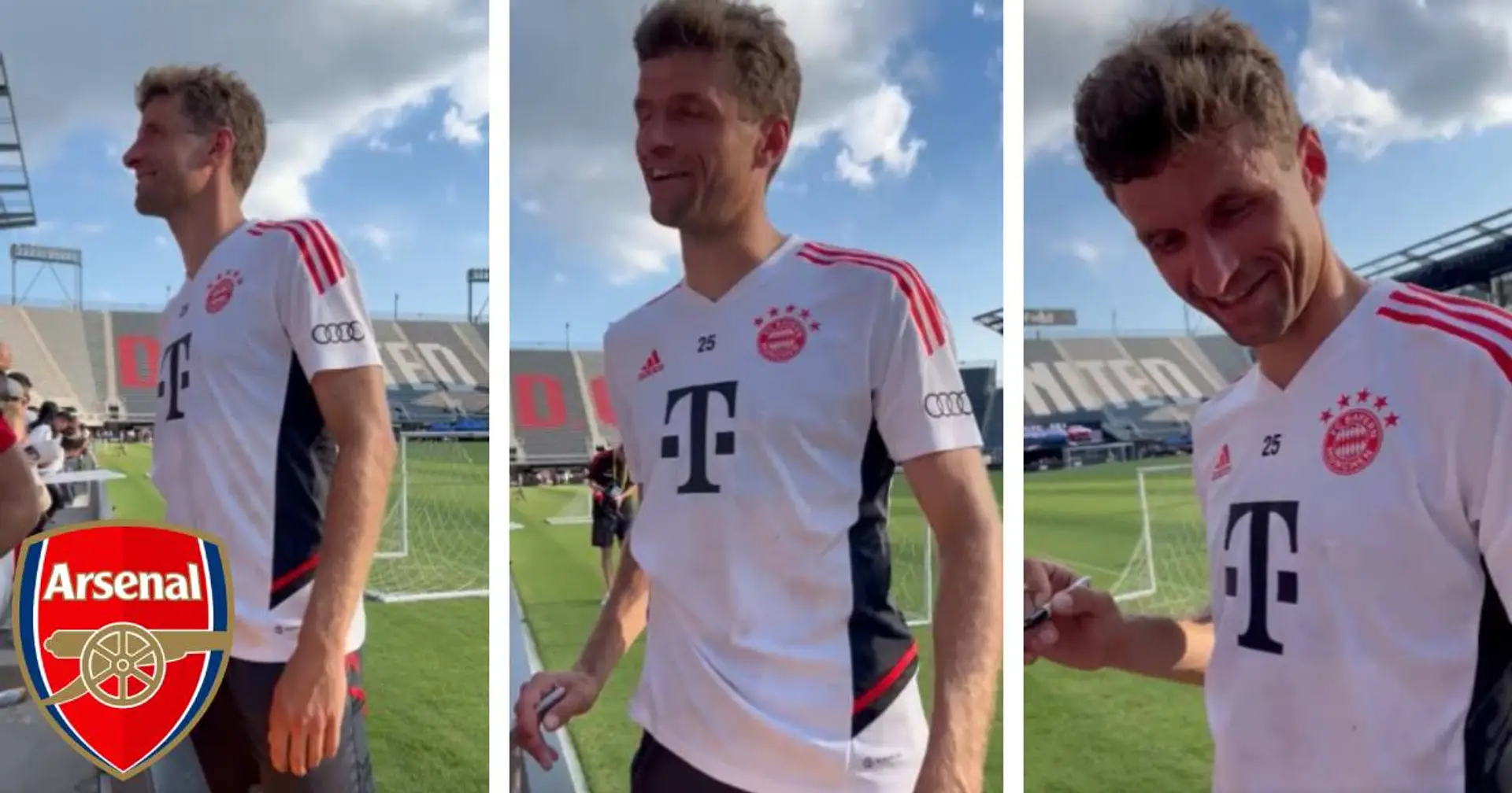Wechsel zu Arsenal? Müller gibt eine klare Antwort - und löst lautes Lachen bei den Fans aus