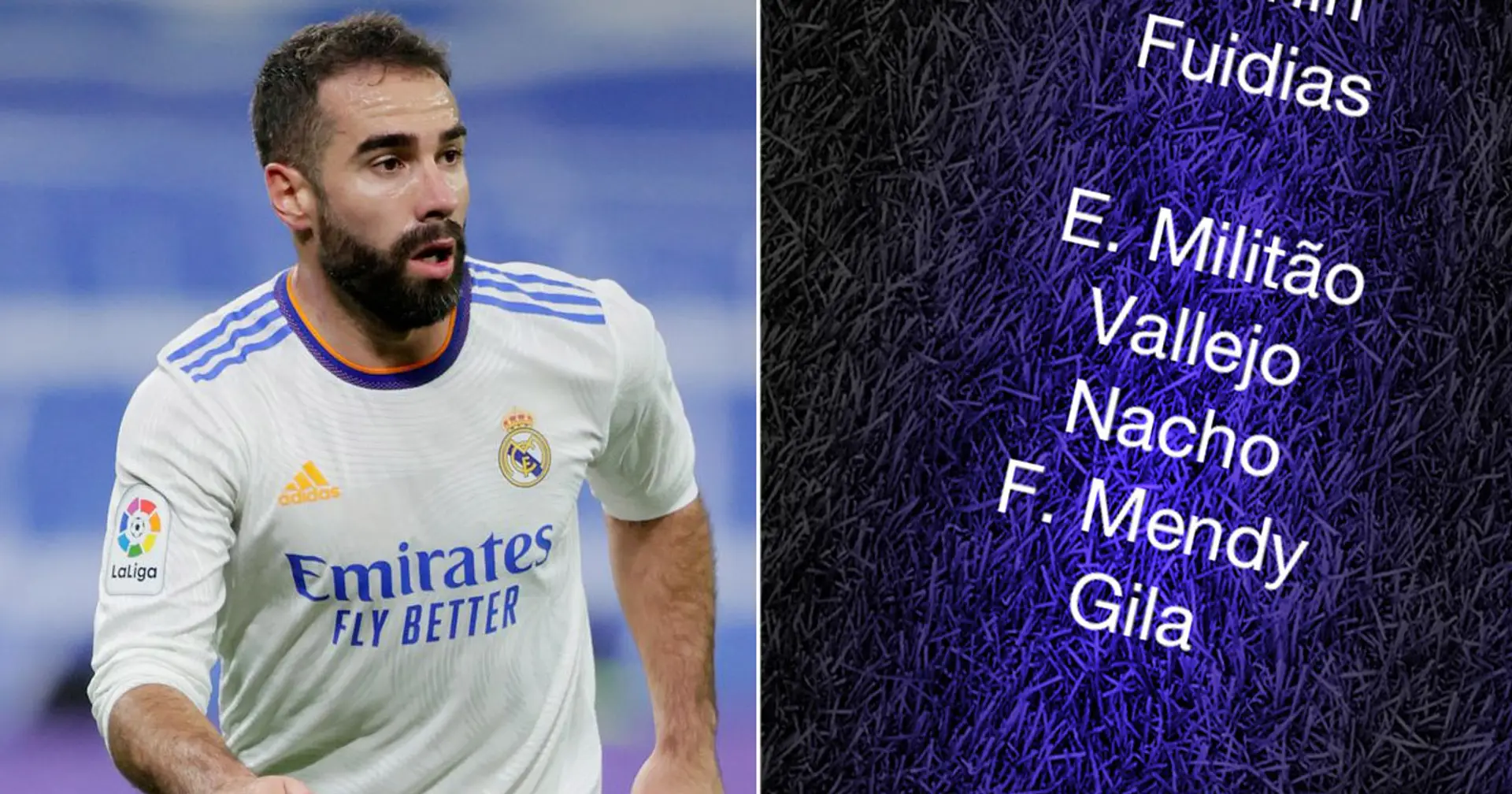 Carvajal out as Madrid announce 20-man squad for Levante game