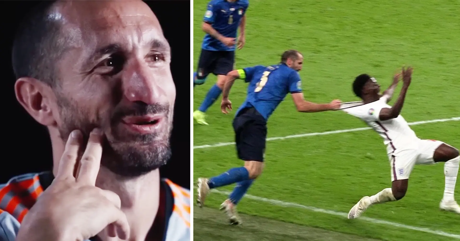 ‘The most used meme of summer 2021': Chiellini delivers honest verdict on infamous Euro 2020 foul on Bukayo Saka