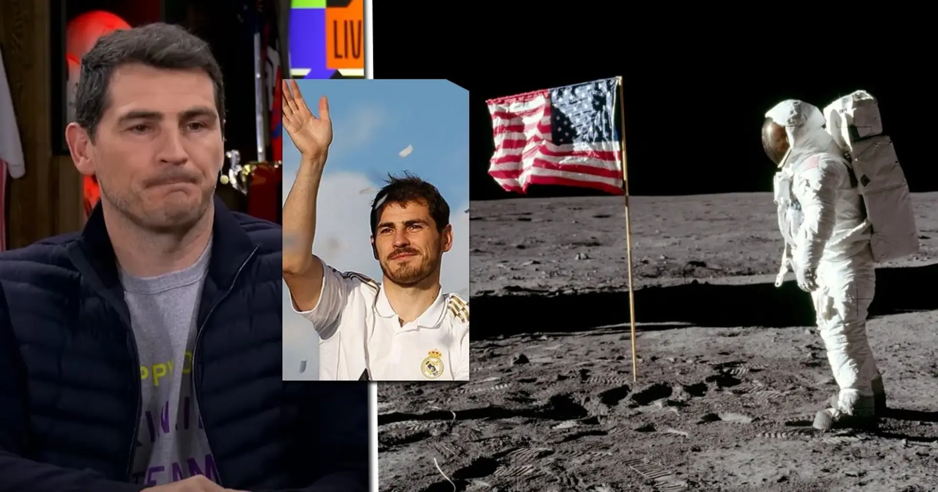 Iker Casillas refuse de croire que les Américains ont atterri sur la Lune