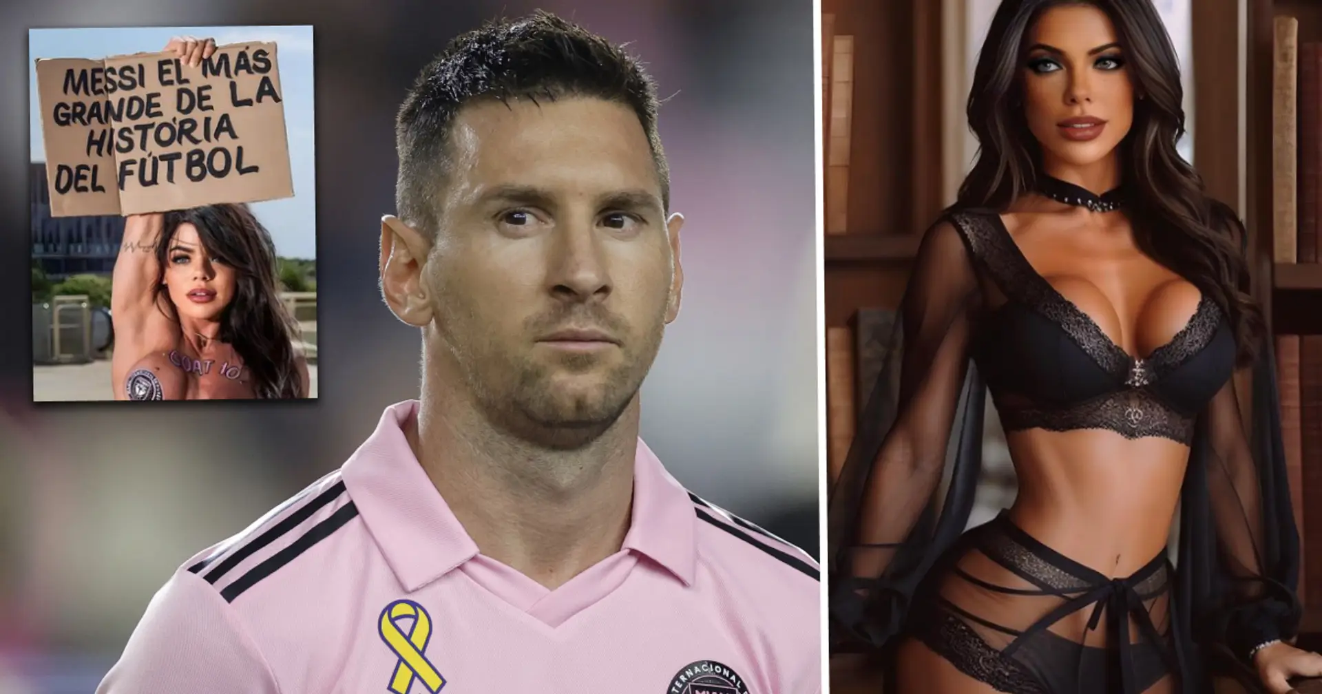 Leo Messi's superfan Miss BumBum Suzy Cortez stuns in black and shows Barca some love