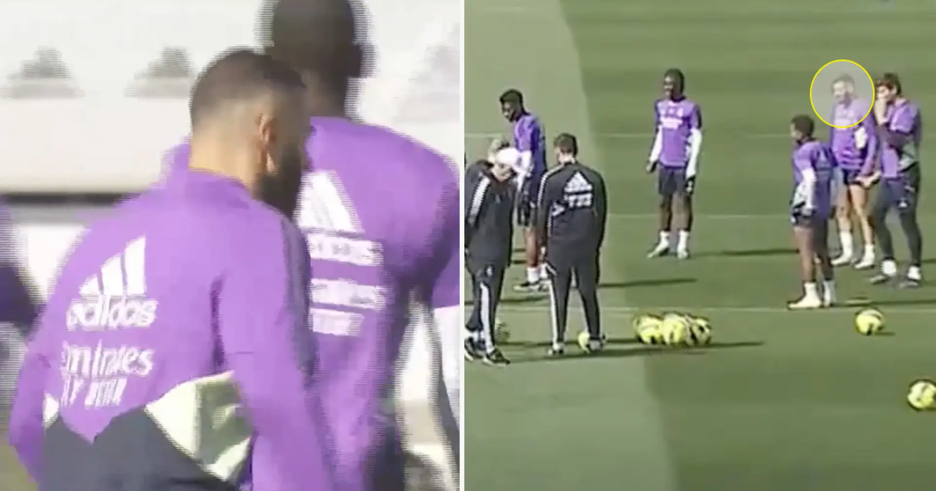 Benzema spotted training with the team ahead of El Clasico, 2 players missing
