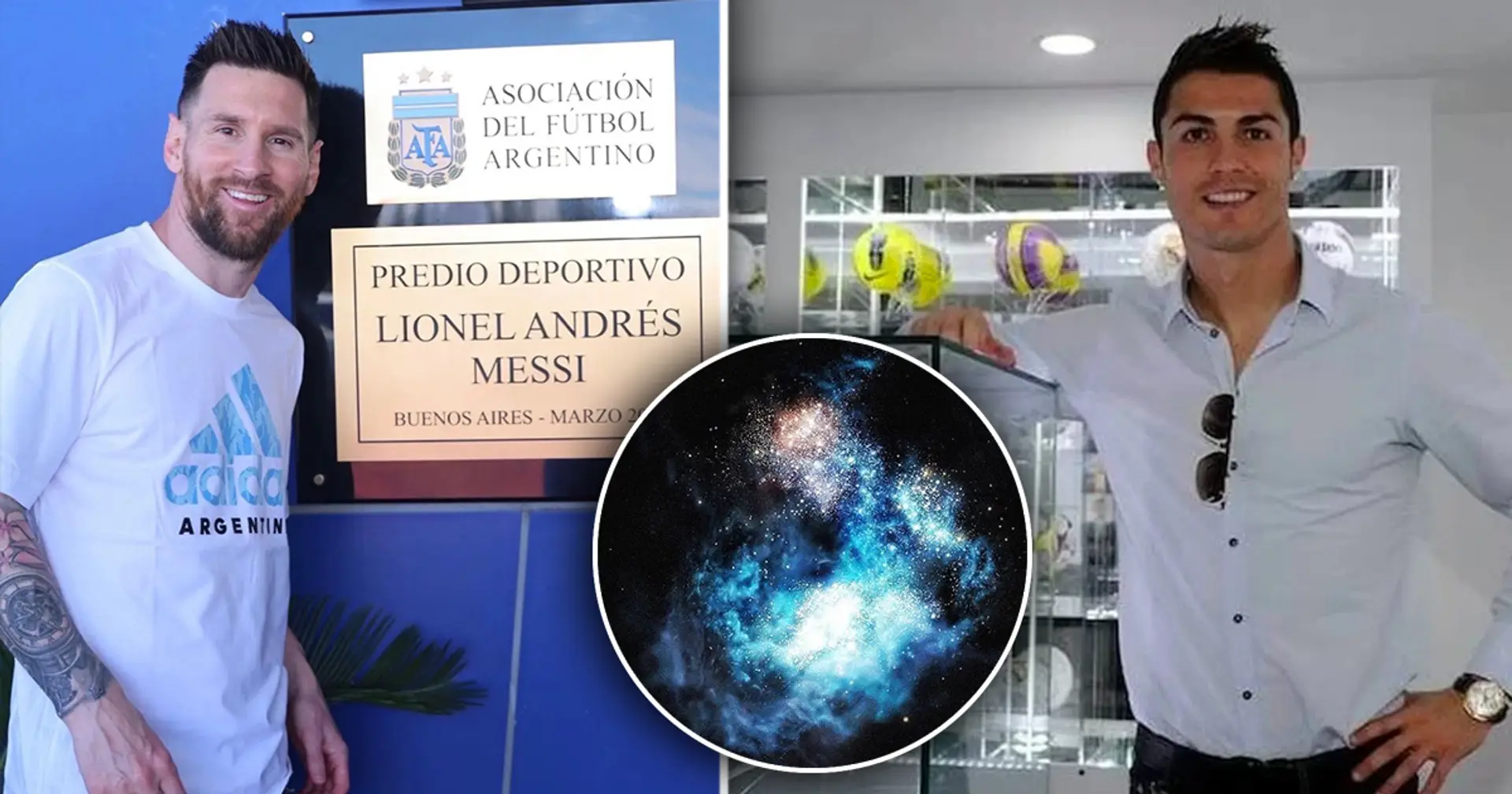 Messi finalmente tiene una cosa que lleva su nombre. Cristiano ya tiene 4, incluyendo toda una galaxia