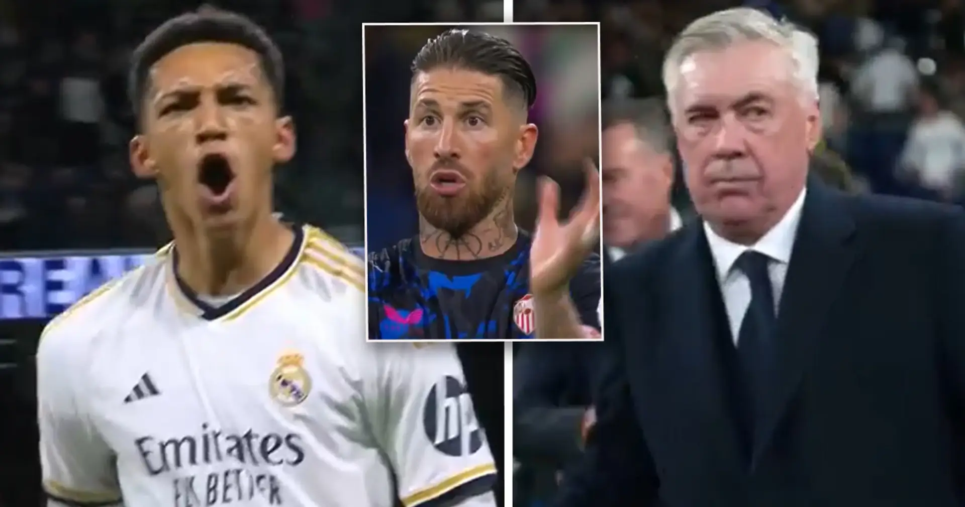 Caught on camera: Alvaro sends 37-year-old Ramos to cleaners in clear message to Ancelotti