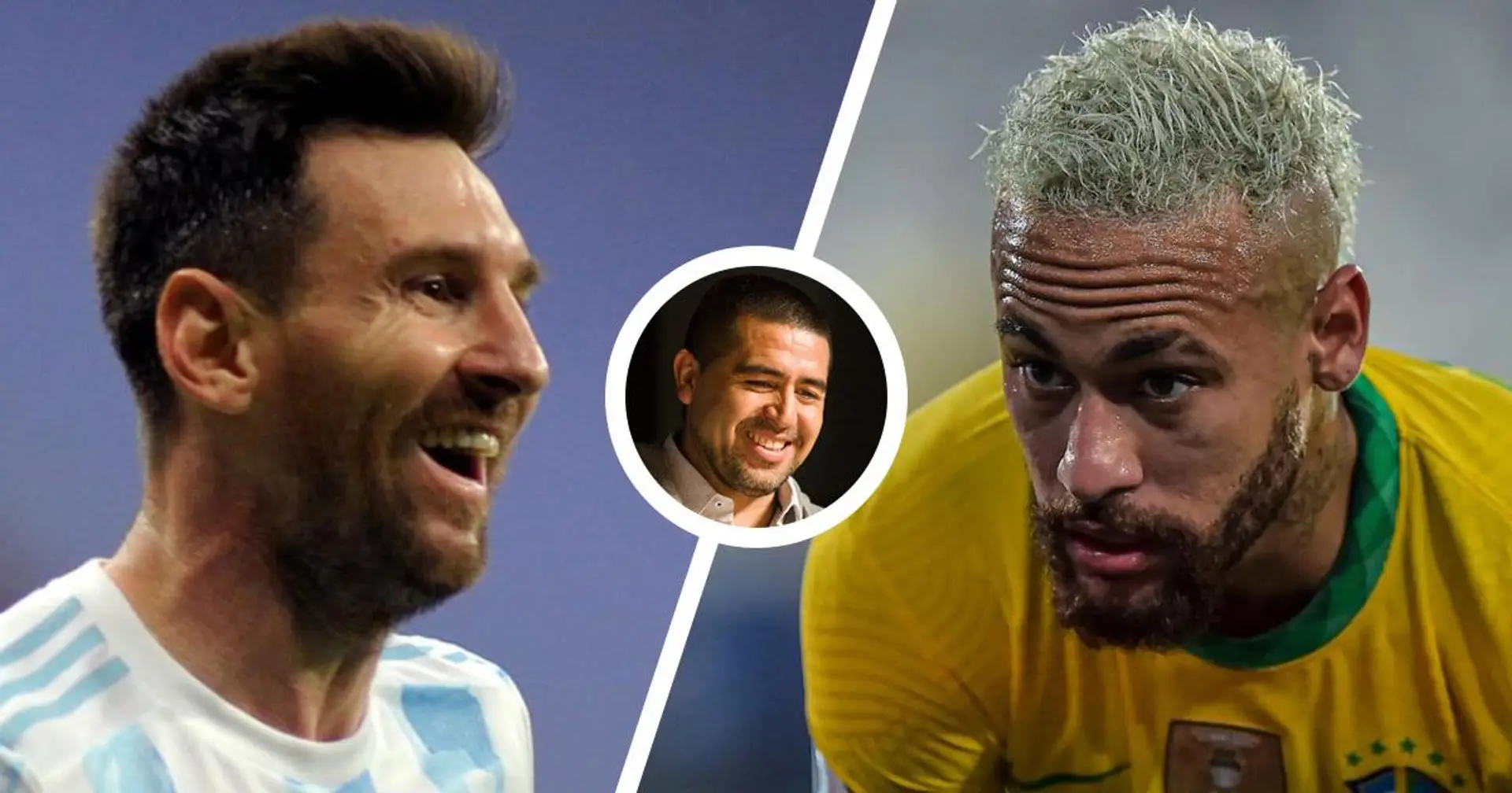 "Neymar est un génie mais tant que Messi est sur le terrain, l'Argentine est la favorite pour remporter la Copa America": Riquelme