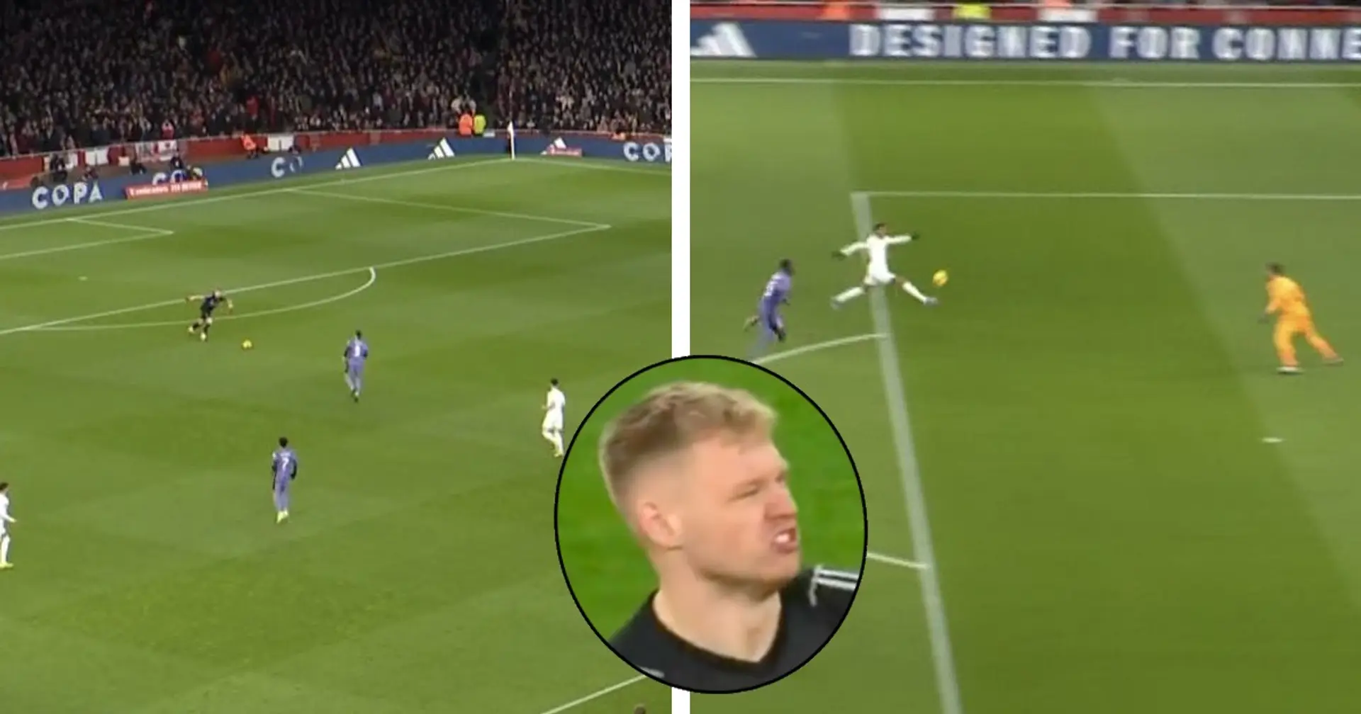 VIDEO: Ramsdale's incredible pass that would have been an assist v Liverpool