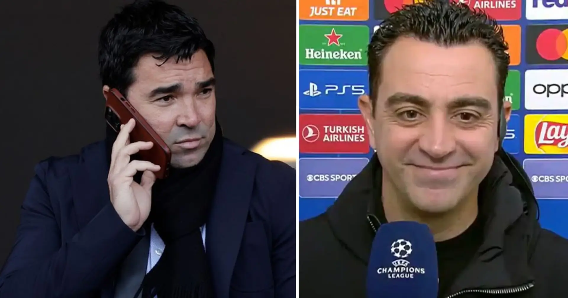 Agent of experienced midfielder confirms talks with Deco – Xavi urged him to join Barca 