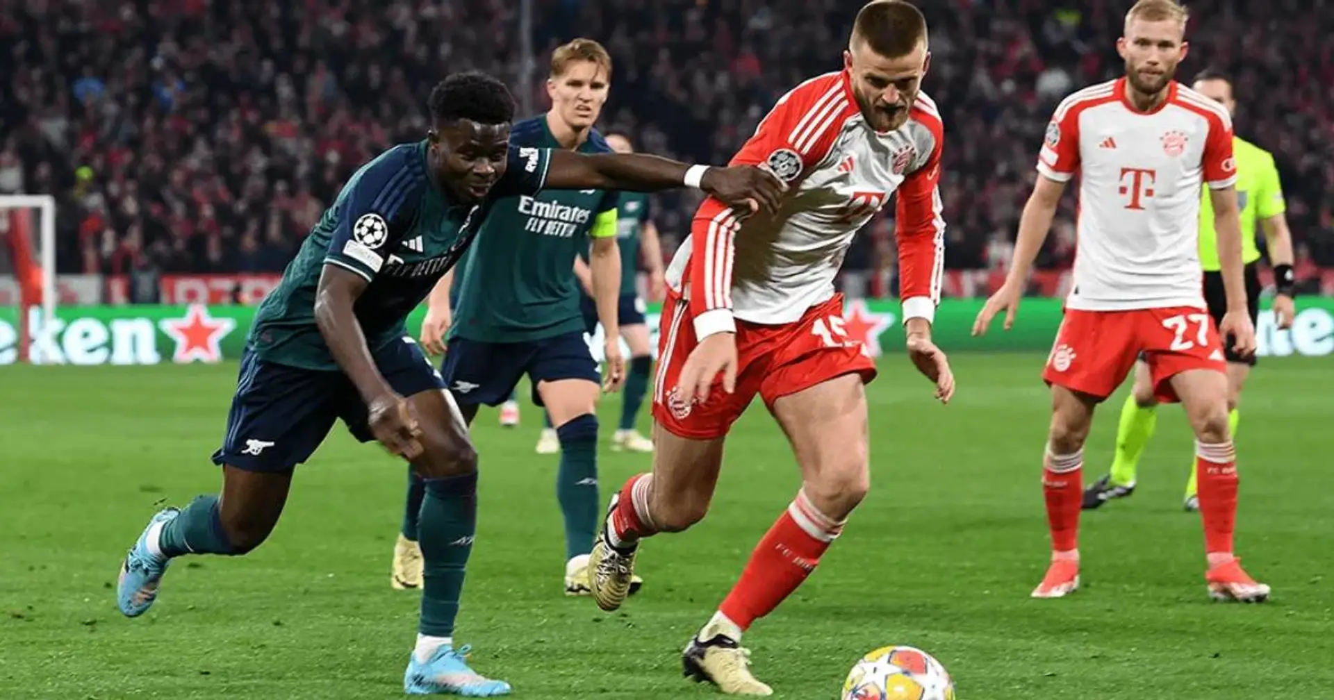 Saka - 4, Saliba - 7: Rating Arsenal players in frustrating Bayern loss