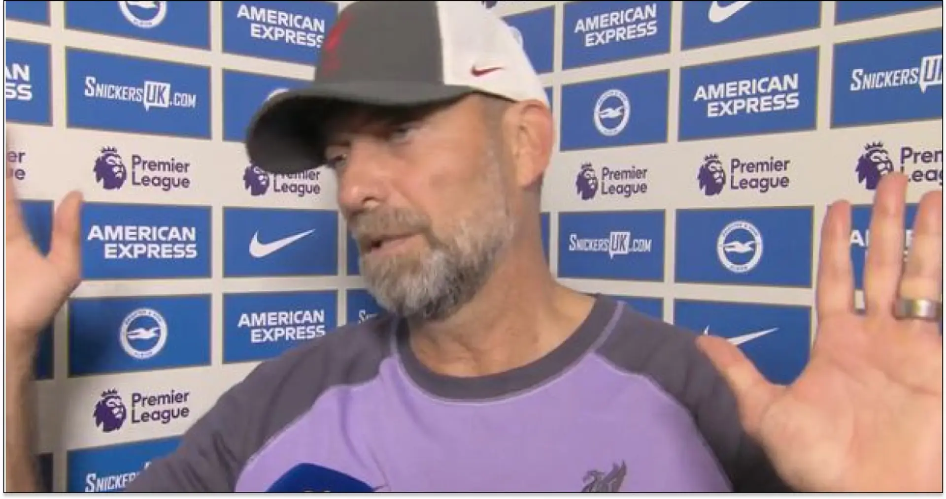 'We wanted to do high pressing': Klopp says Amex 'big pitch' caused Liverpool problems v Brighton