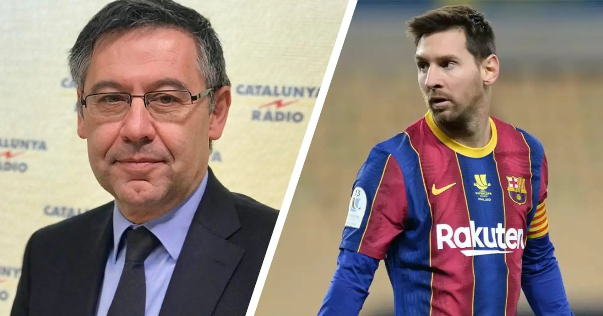 Bartomeu: 'It's totally false that I leaked Messi's contract'