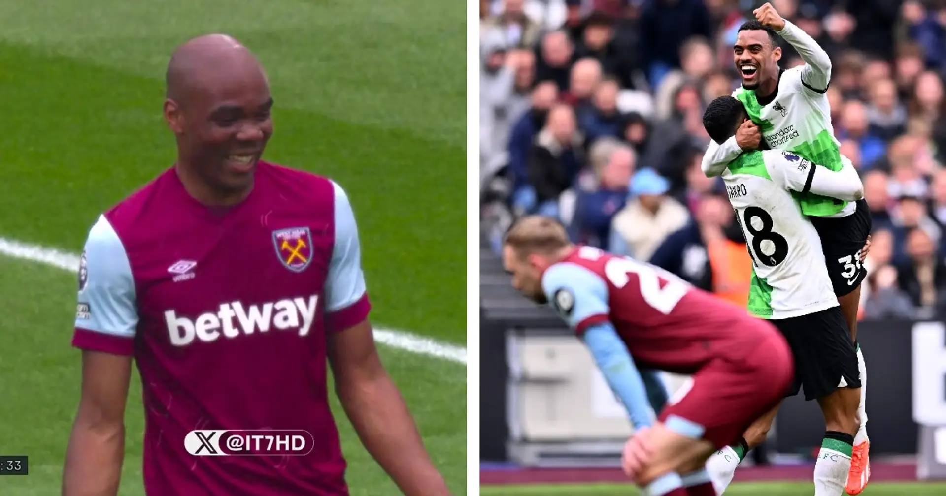 'Great tiki-taka play from West Ham': Fans react as Liverpool take the lead through bizarre hammers own-goal