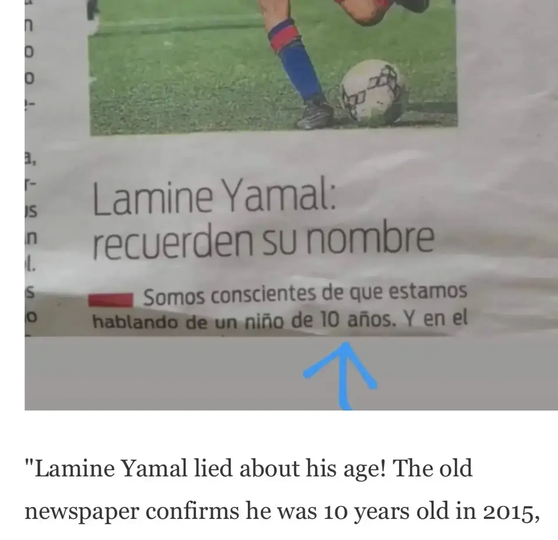 La véritable âge de Lamine Yamal provoque un tollé sur les réseaux ...