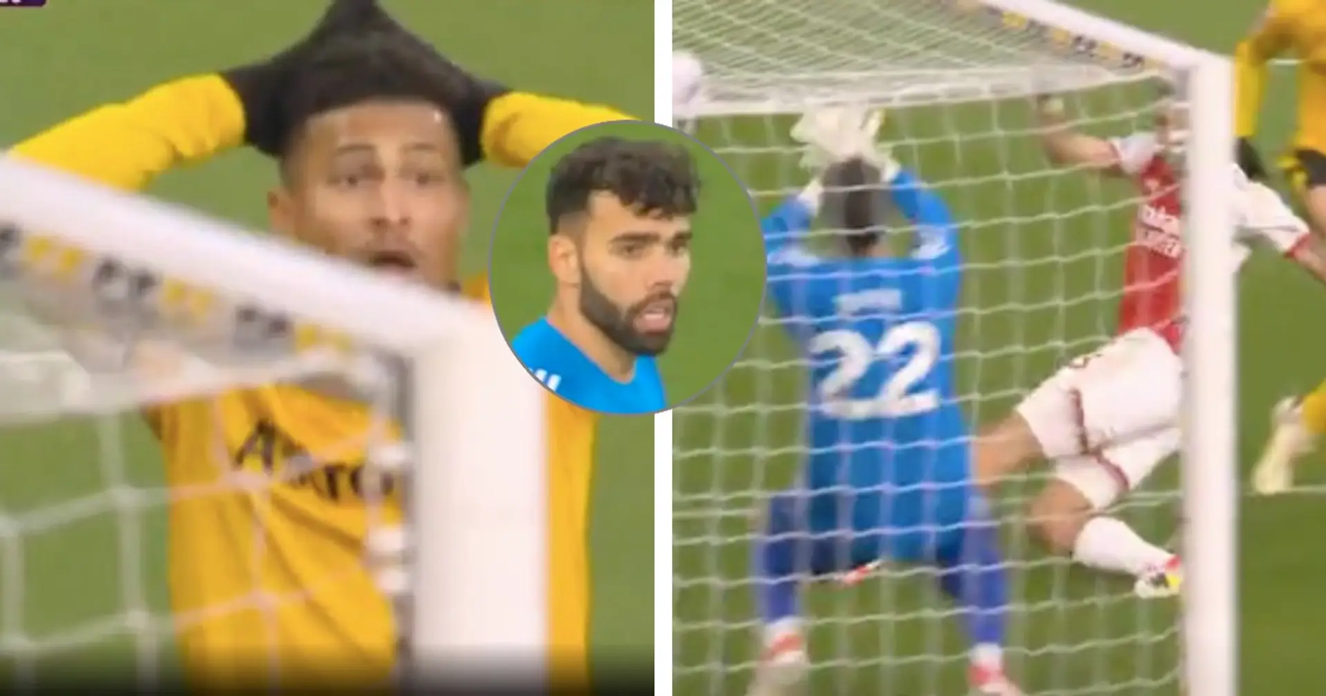 David Raya produces brilliant save to stop Wolves from shock lead - spotted
