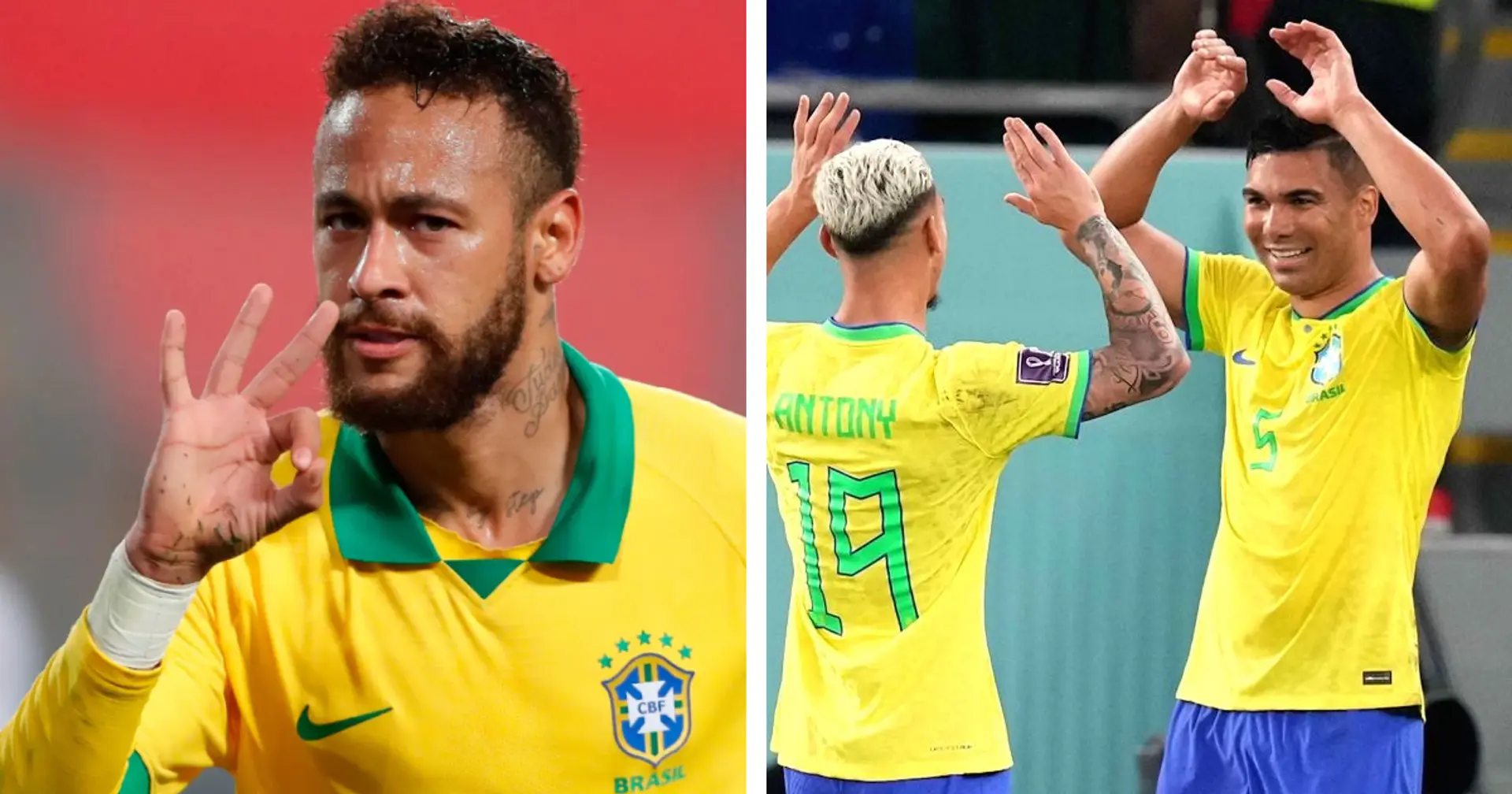 Neymar calls Casemiro 'best midfielder in the world' after Brazil goal