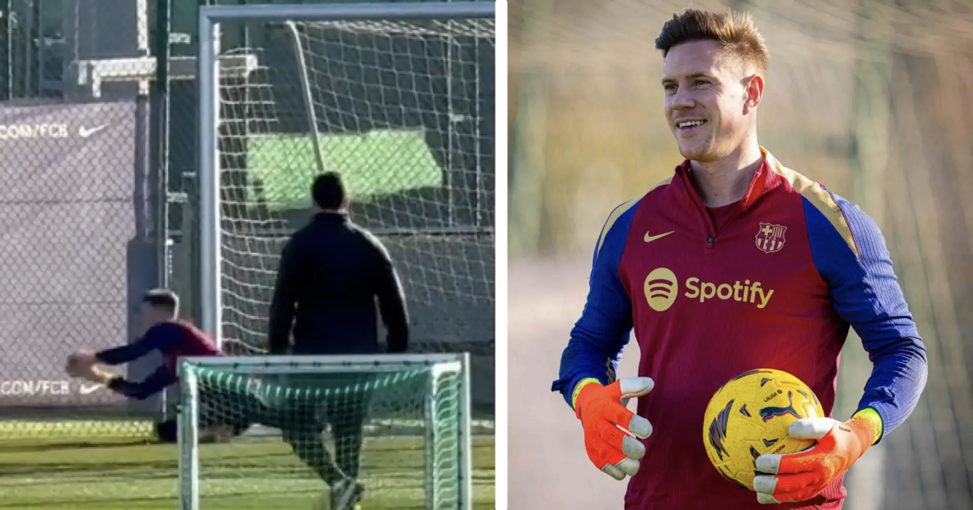 Ter Stegen spotted in Barca training – recovery date unveiled