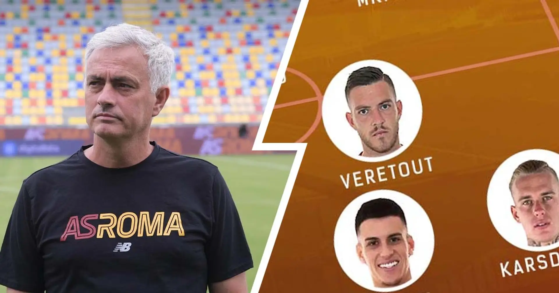 UFFICIALE | La formazione della Roma scelta da Mourinho per la sfida contro il Trabzonspor: sorpresa sulla trequarti