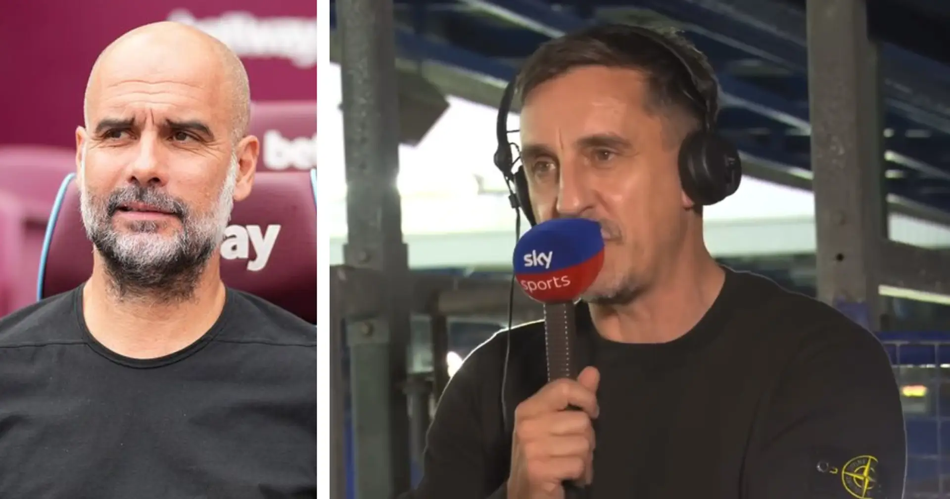 'He'd take him in an absolute heartbeat': Gary Neville names one Arsenal star Guardiola would love to have at Man City