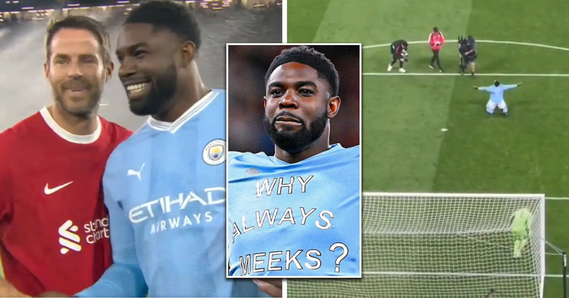 Micah Richards shows how not to take penalties at Old Trafford 