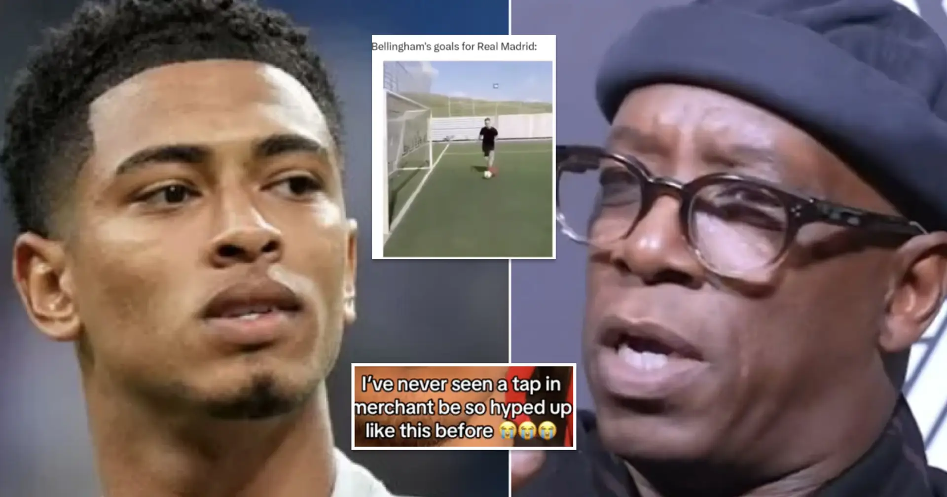 'They don't understand one thing': Arsenal legend Ian Wright mocks fans who troll Bellingham for scoring only tap-ins
