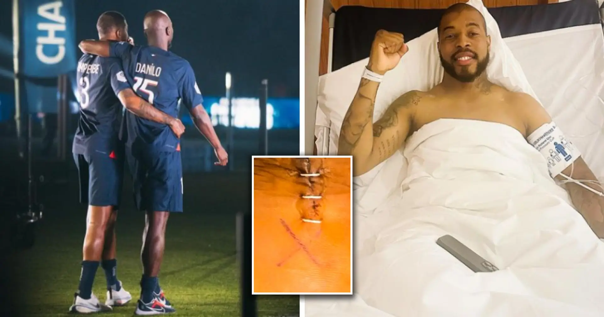 Presnel Kimpembe reveals extent of his Achilles tendon injury in startling image