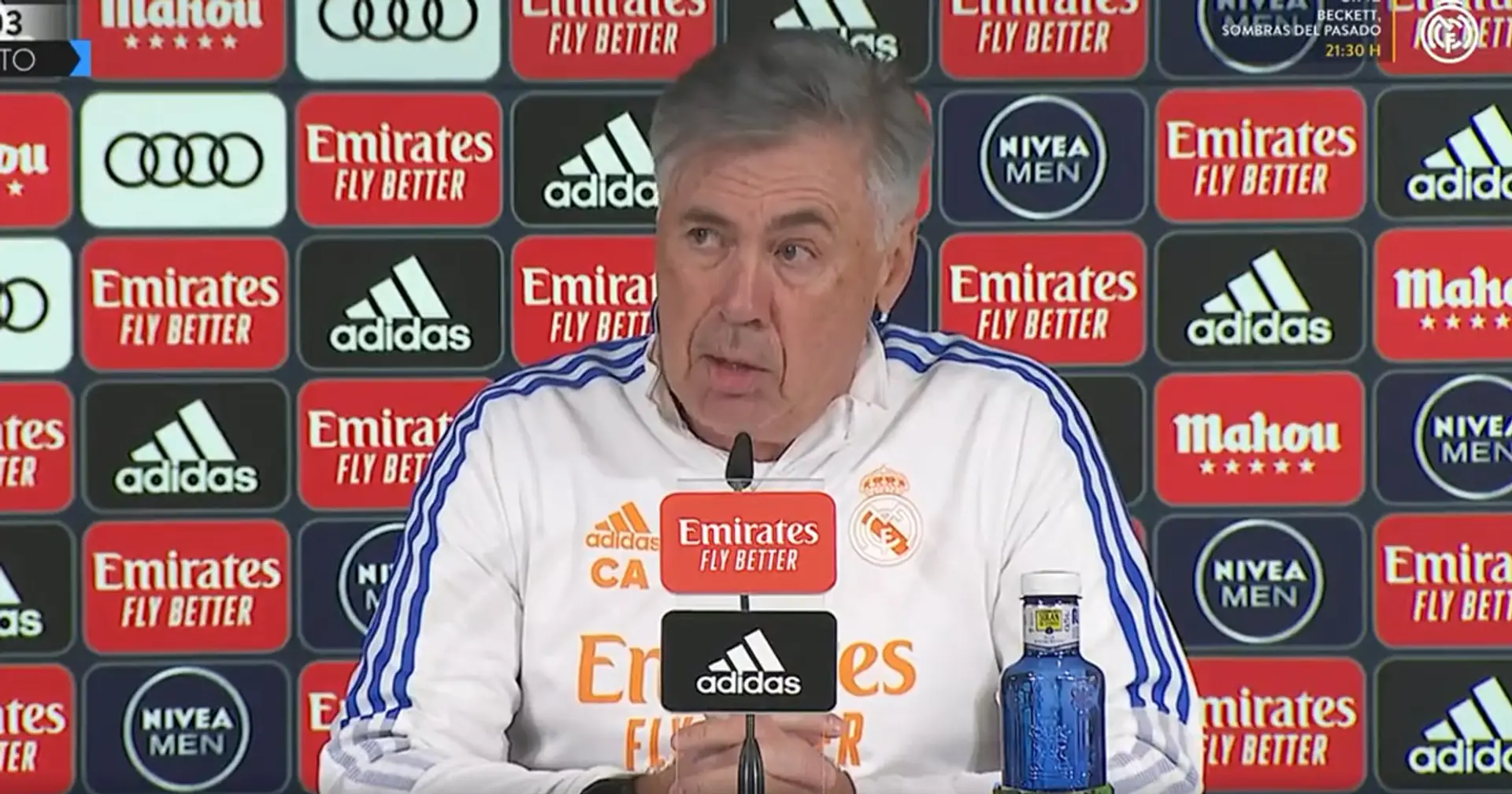 Ancelotti reveals whether he will rotate squad for crucial Sevilla clash