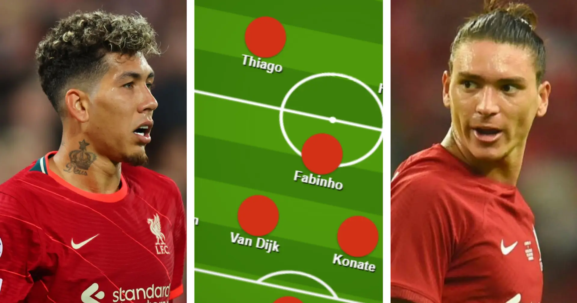 Firmino or Nunez? Select Liverpool XI for Man City game from 2 options