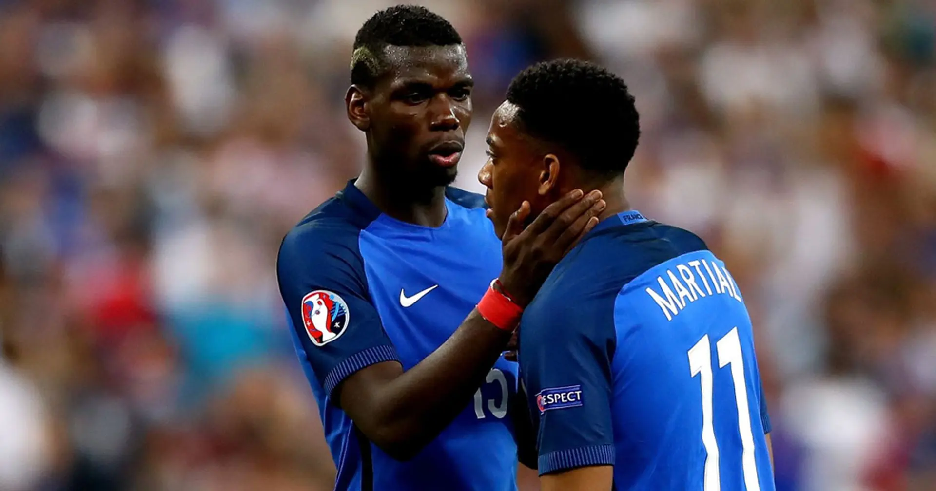 Pogba and Martial called up by France for upcoming International games