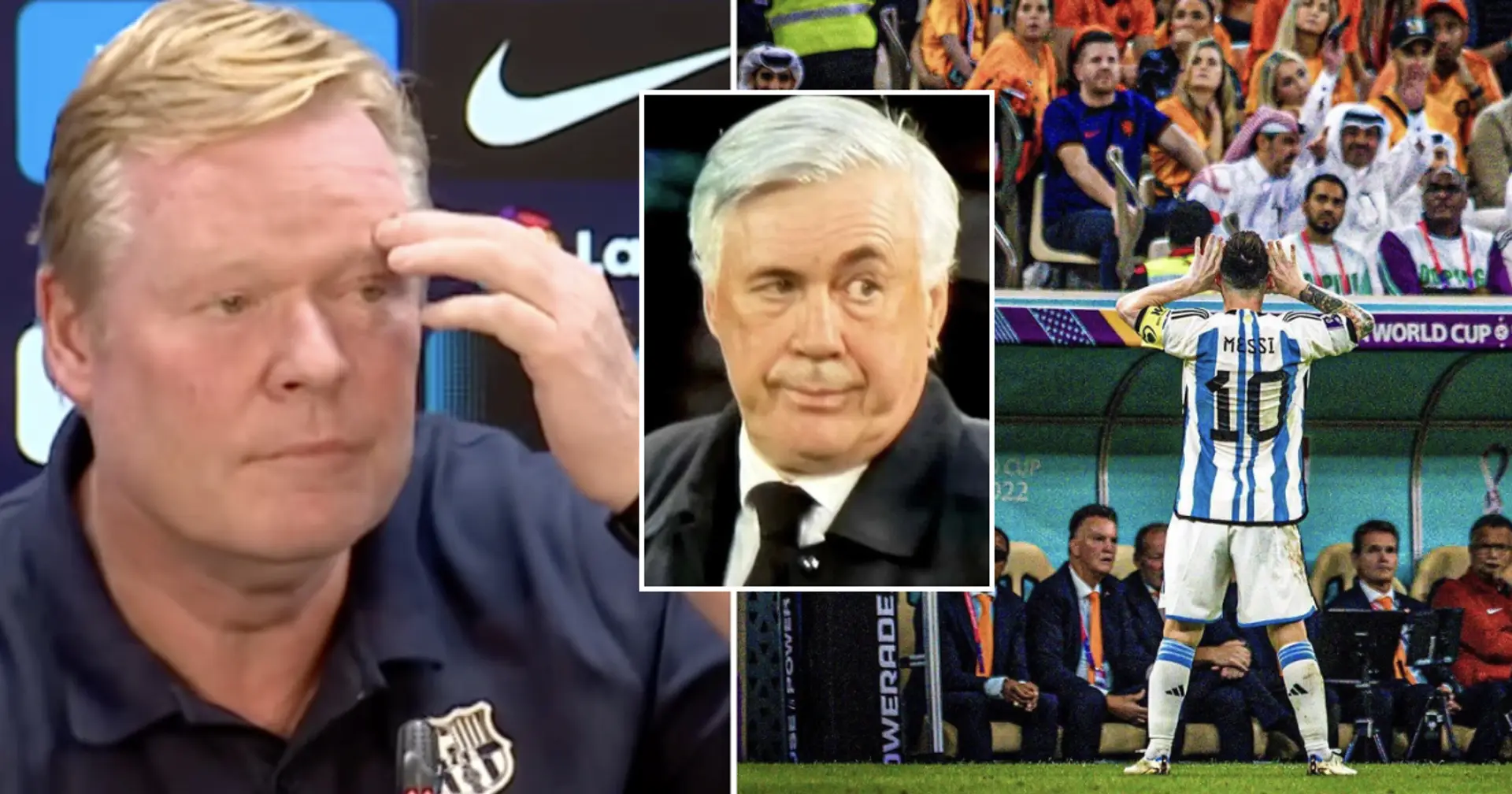 'I felt like Madrid was favoured more than Barca': Koeman reacts to Van Gaal's 'rigged World Cup' claim