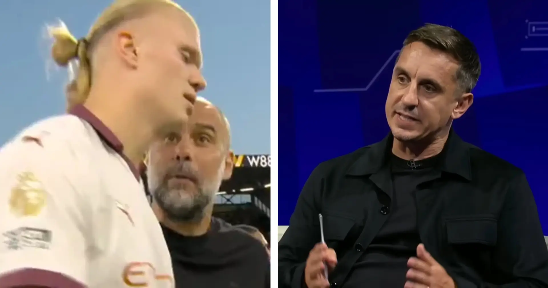 Haaland issue & more: Gary Neville names 3 reasons why Arsenal will beat Man City to the title