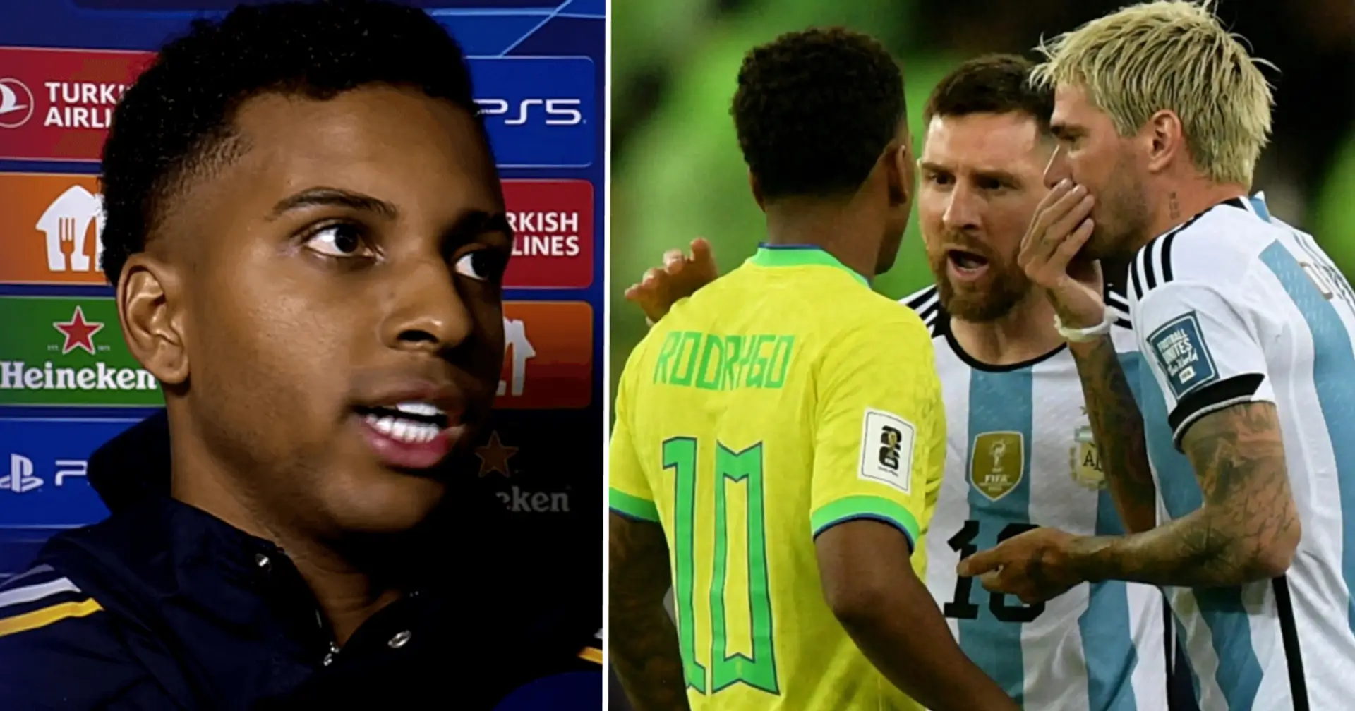 Rodrygo pelted with racist insults by Argentina fans, responds online
