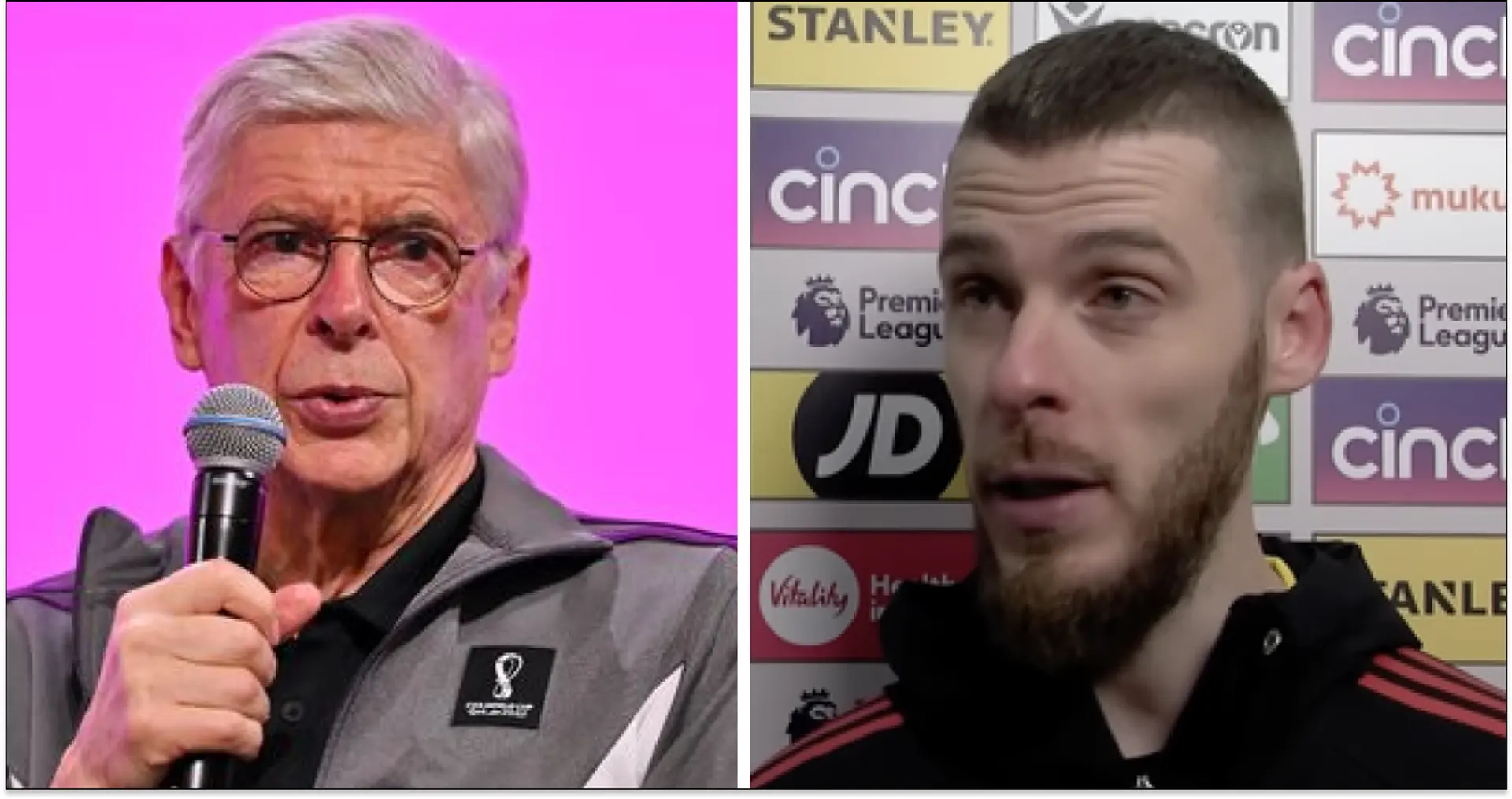 De Gea refers to Wenger as 'the guy from Arsenal' as he talks United v Gunners rivalry