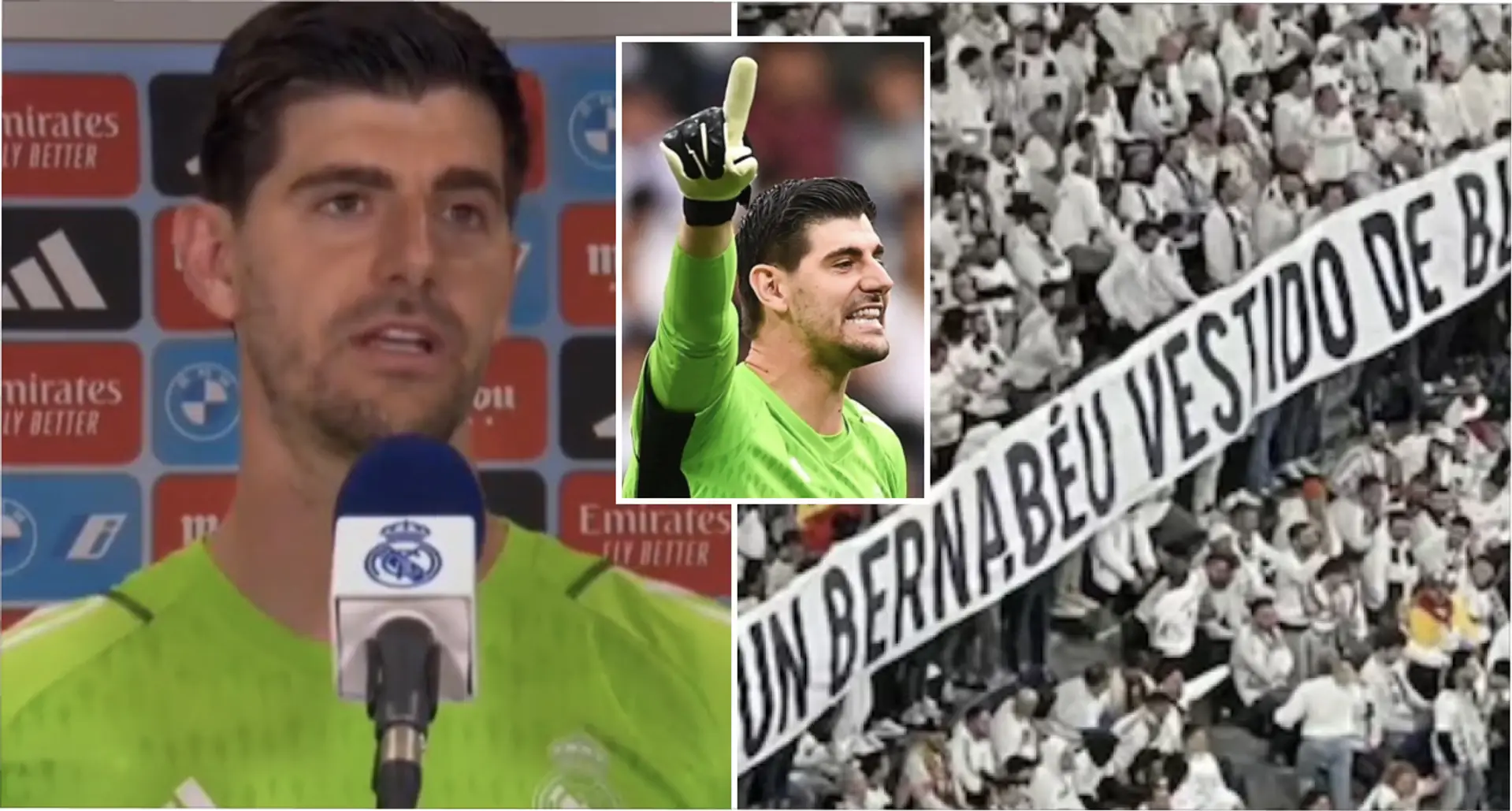 Thibaut Courtois sends message to the fans after first Real Madrid start in 335 days 