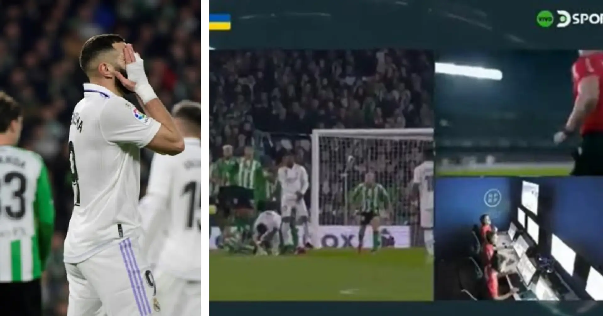 5 veces que el VAR robó al Real Madrid contra el Real Betis - visto por un aficionado