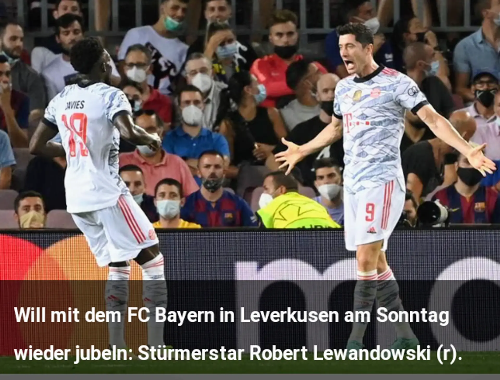 Am 8. BL-Spieltag gastiert der FC Bayern München bei Bayer 04 Leverkusen