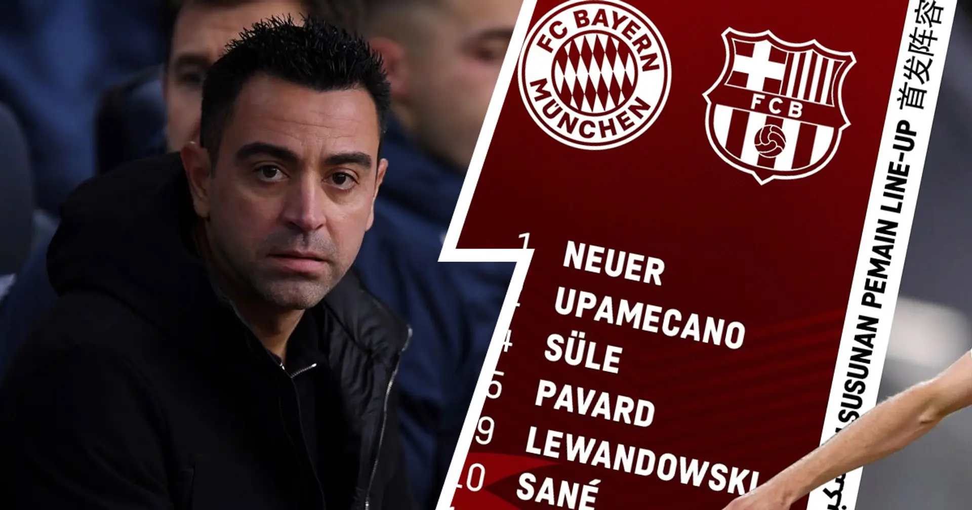 Avec Lewandowski mais sans Kimmich: Le XI du Bayern vs le Barça 