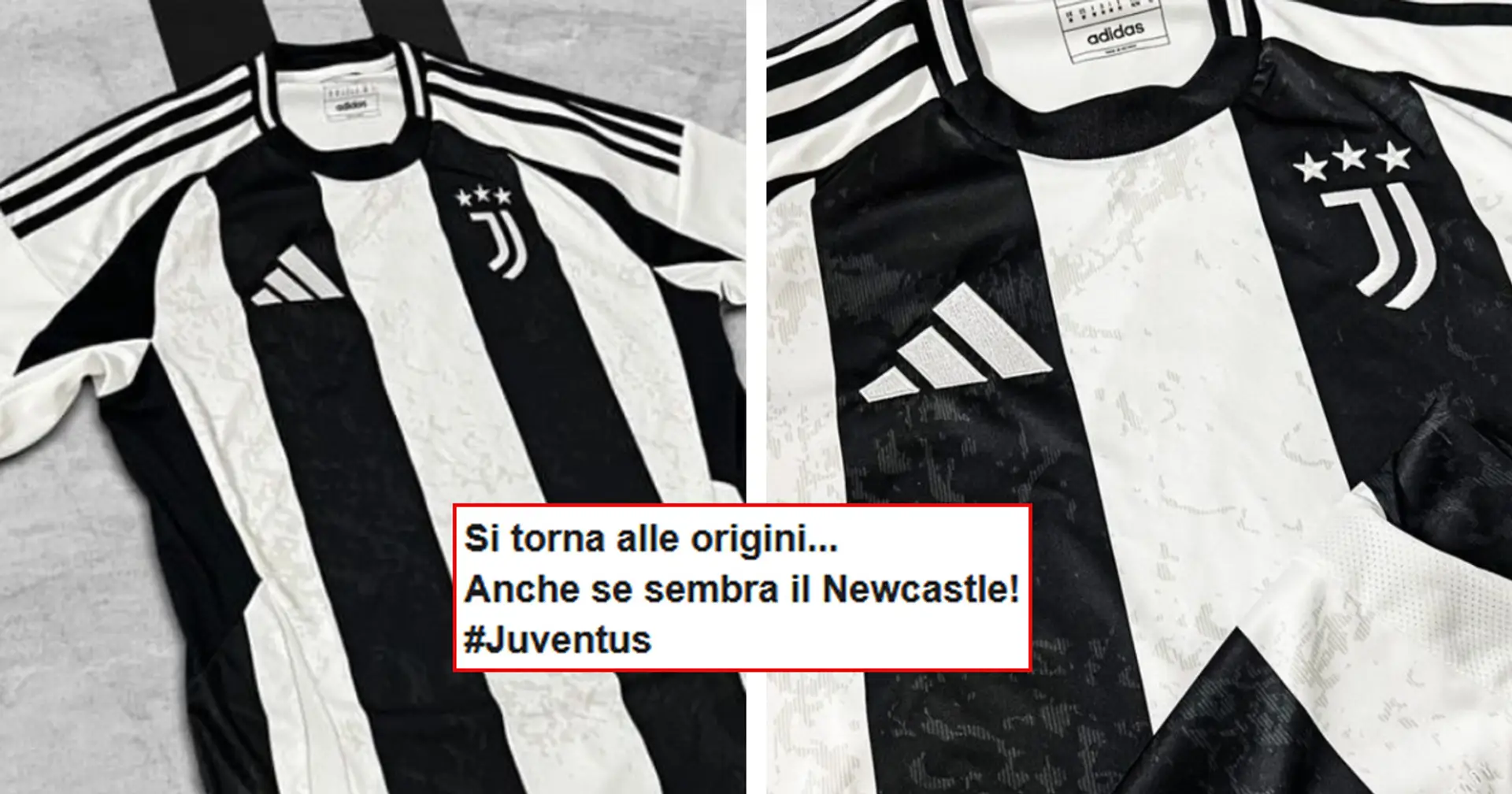 La possibile maglia 'Home' 2024/25 della Juventus, le reazioni dei tifosi: "Siamo il Newcastle italiano"