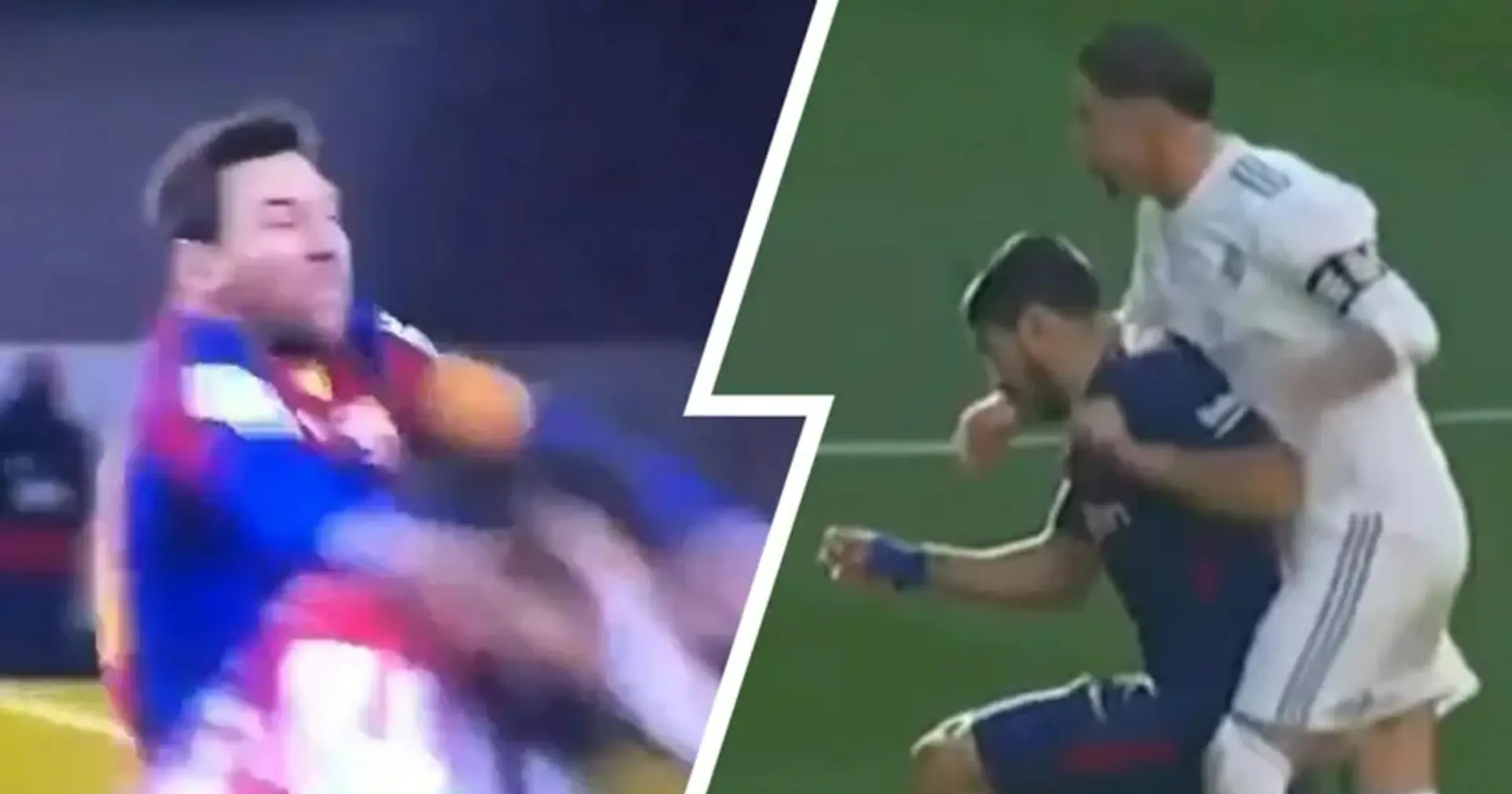 Revelado: Sergio Ramos una vez recibió una amarilla por una falta muy fuerte a Luis Suárez, mientras que Leo Messi fue expulsado contra el Athletic