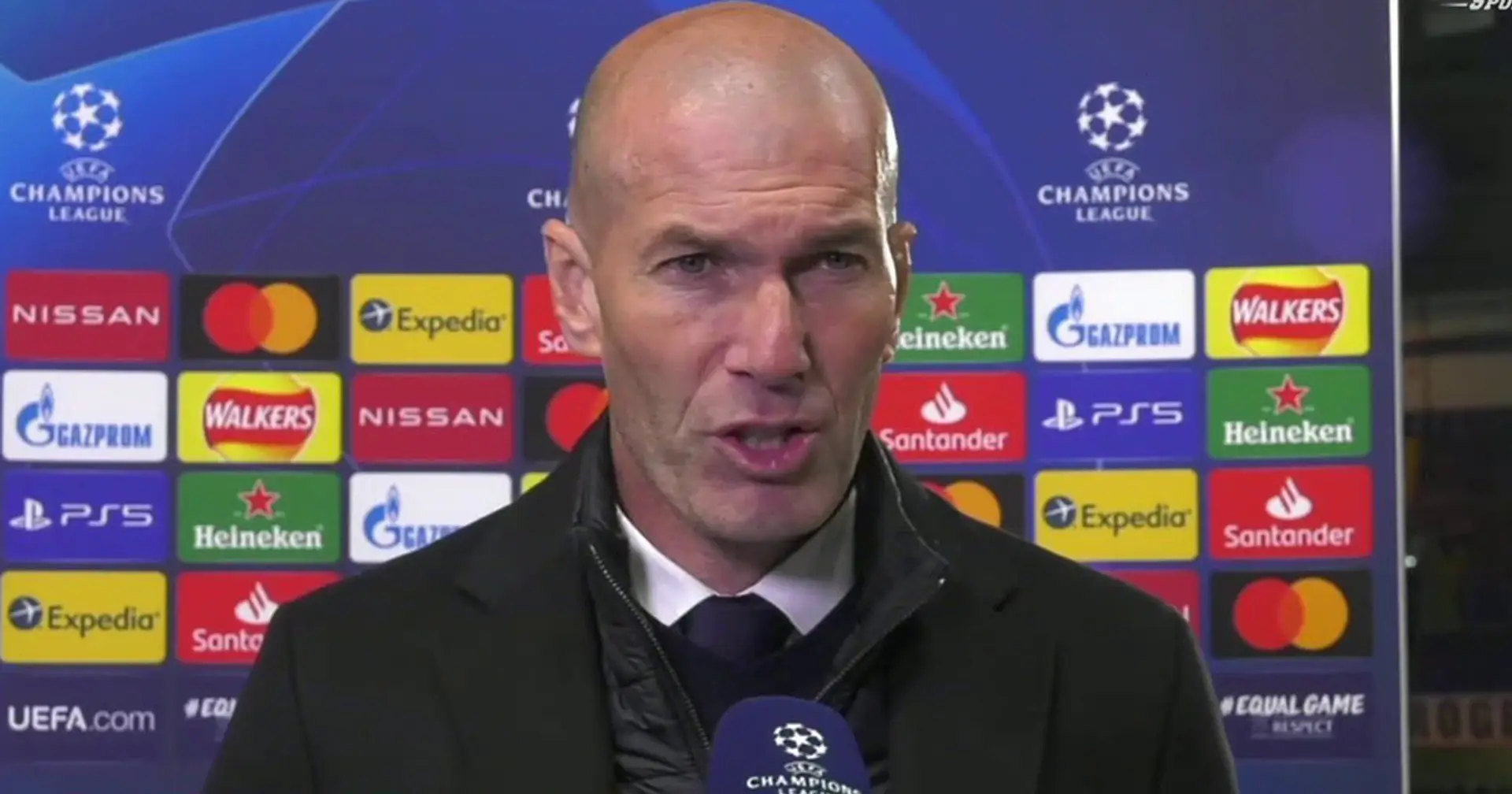 Zidane nennt einen Spieler von Real Madrid, der alle Erwartungen übertroffen hat
