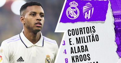 OFFICIAL: Real Madrid XI v Real Valladolid unveiled