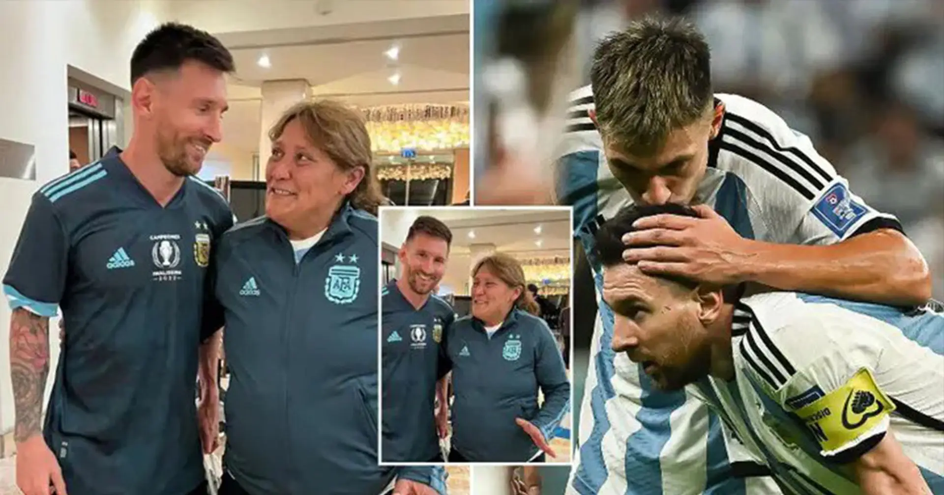 Lisandro Martinez hat seine Mutter mit Messi bekannt gemacht. Die Frau wollte schon lange Leo treffen 