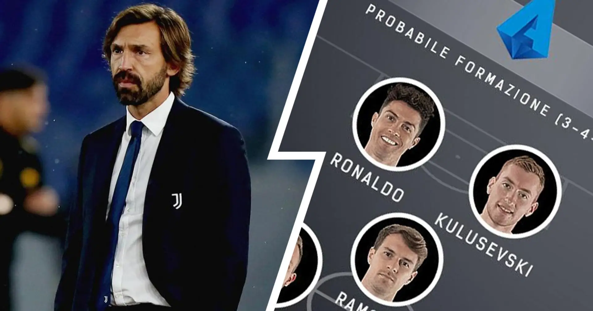 Le probabili formazioni di Juventus-Napoli: conferma per Ramsey, Kulusevski al fianco di CR7