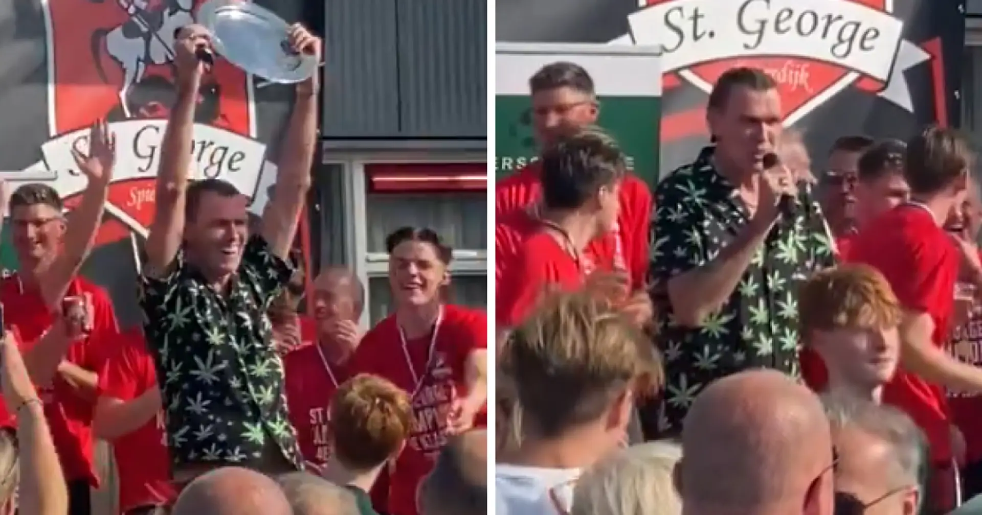Dutch referee banned for life after holding the trophy and singing with the winning team 
