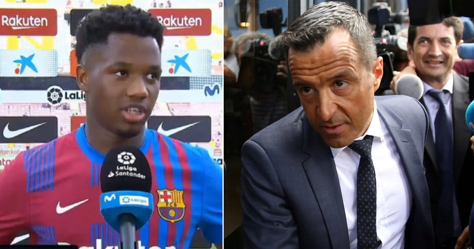 Revealed: What Ansu Fati said to Jorge Mendes as contract extension talks stalls again