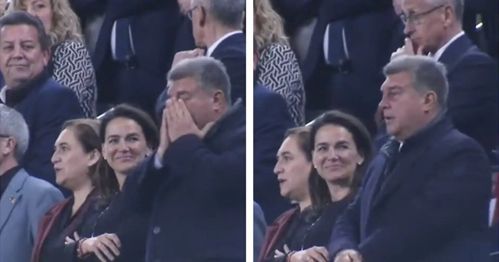 📸 Barcelona-Präsident Joan Laporta weinte nach dem Siegtreffer im Clasico vor laufender Kamera 😢