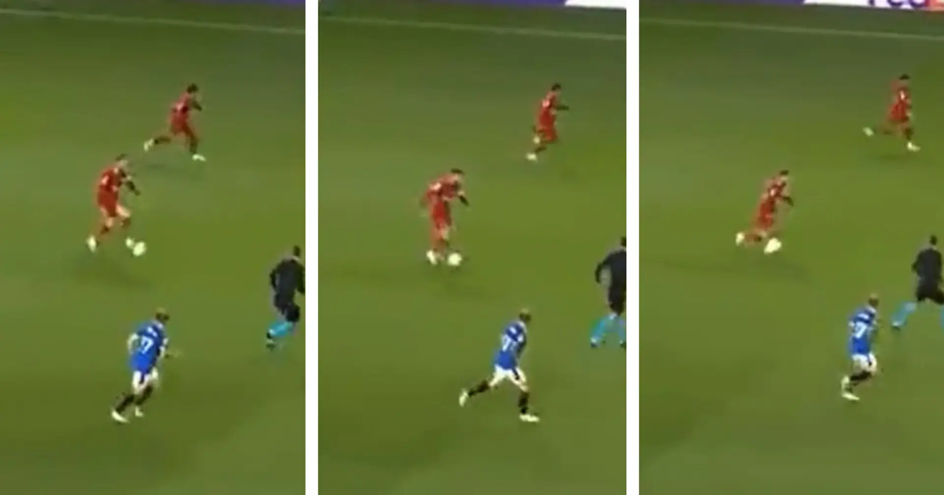 Footage of Jordan Henderson taking 4 touches to control the ball — and nearly falling over — goes viral