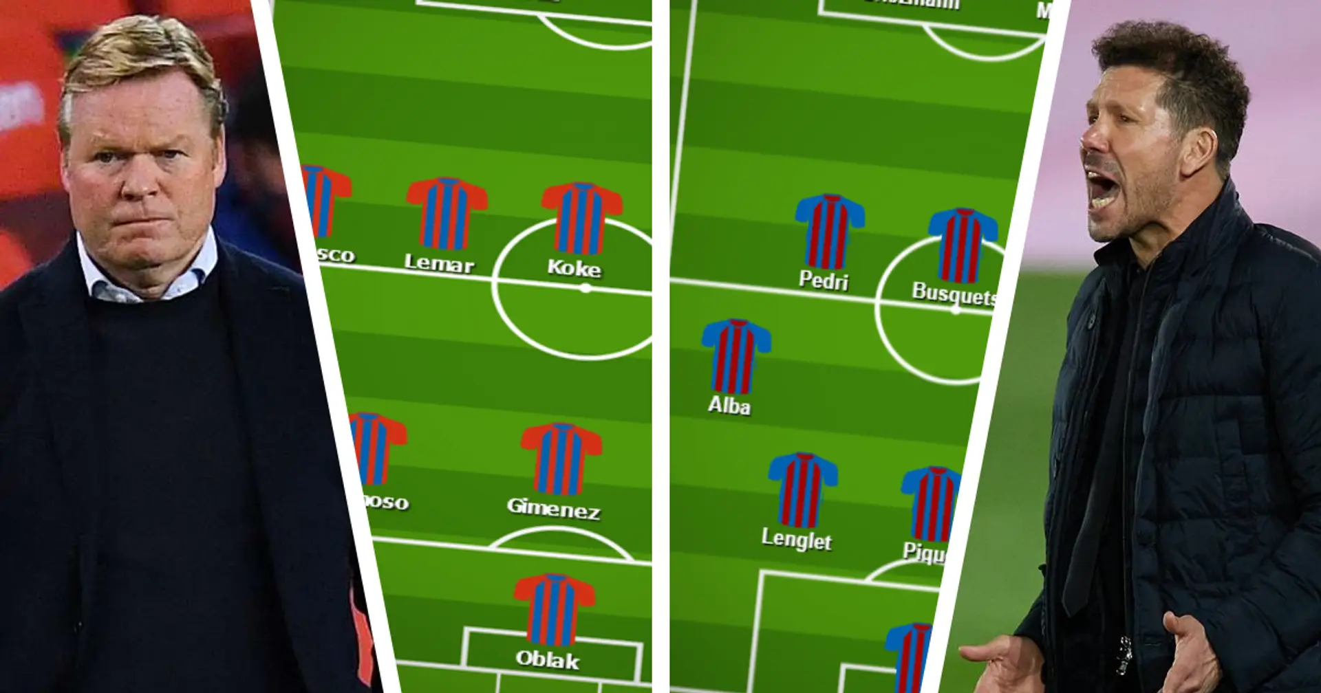 Barcelona vs Atleti likely XI: Where will the game be won and lost?