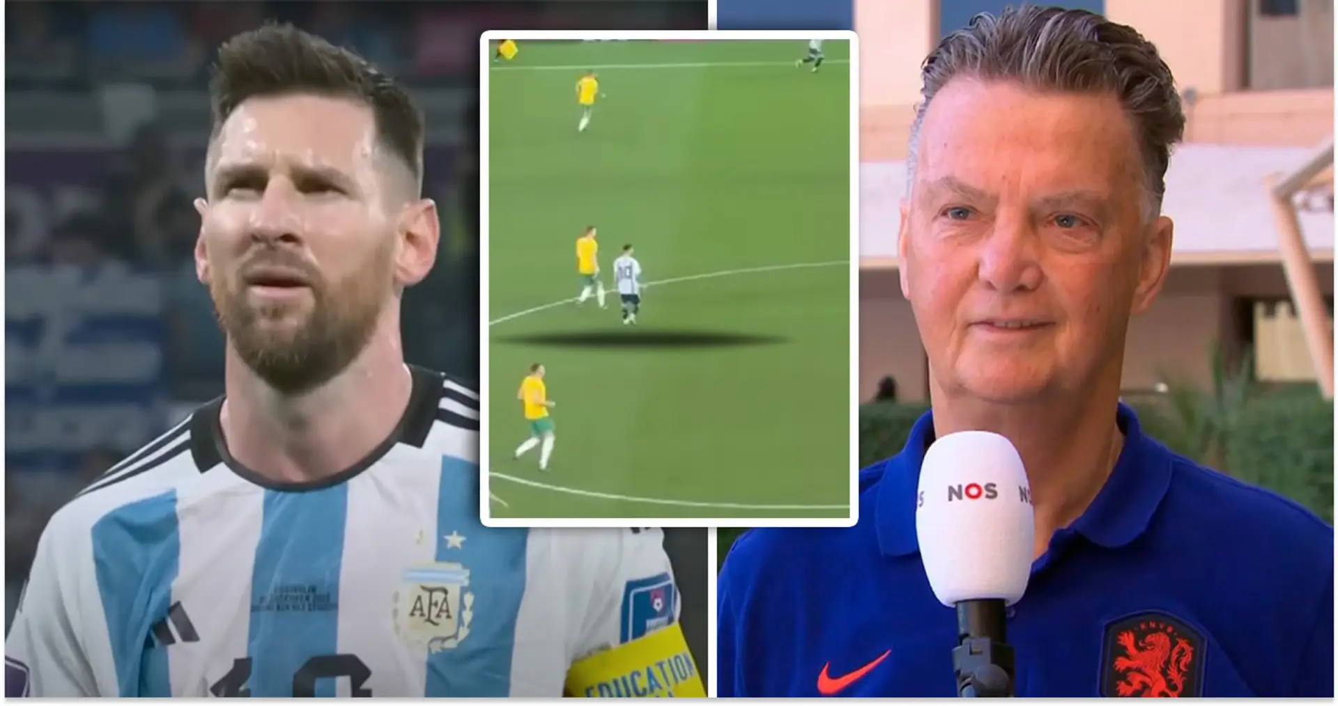 'This gives us chances': Luis Van Gaal pinpoints Argentina's biggest weakness and It's about Messi