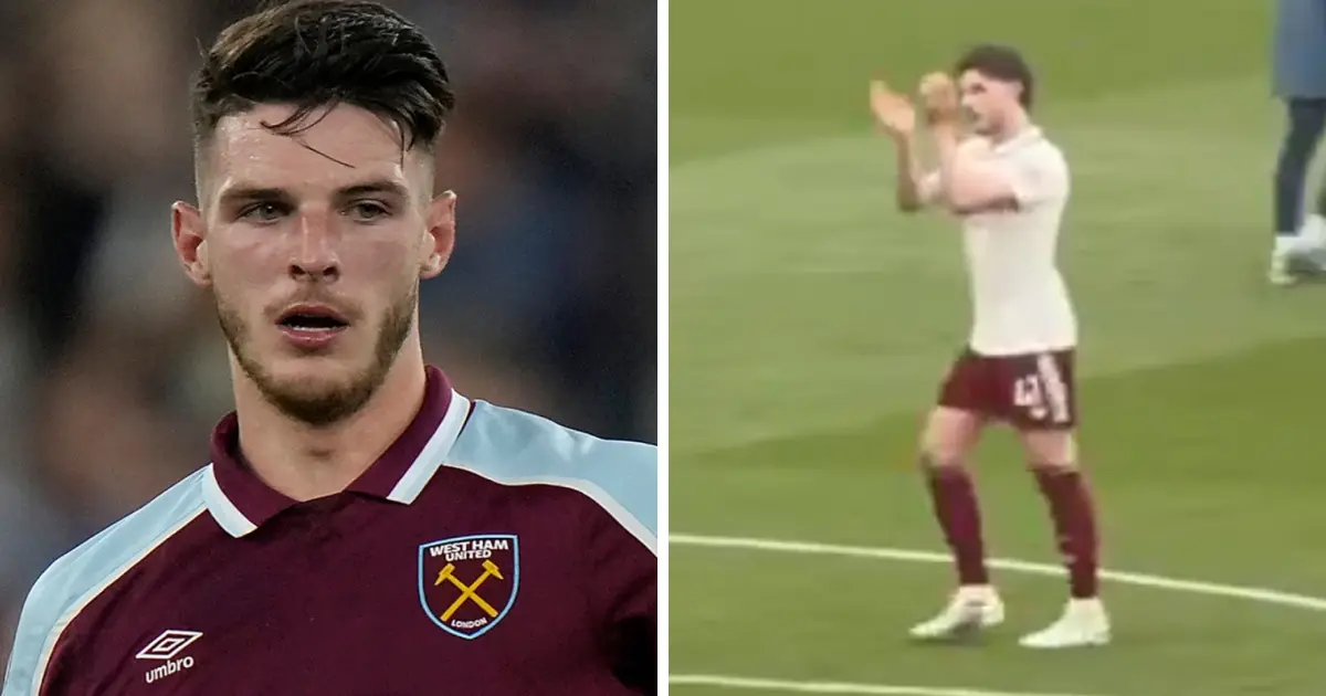 West Ham fans call Rice a 'rat' and a 'cheat' for what he did after the ...