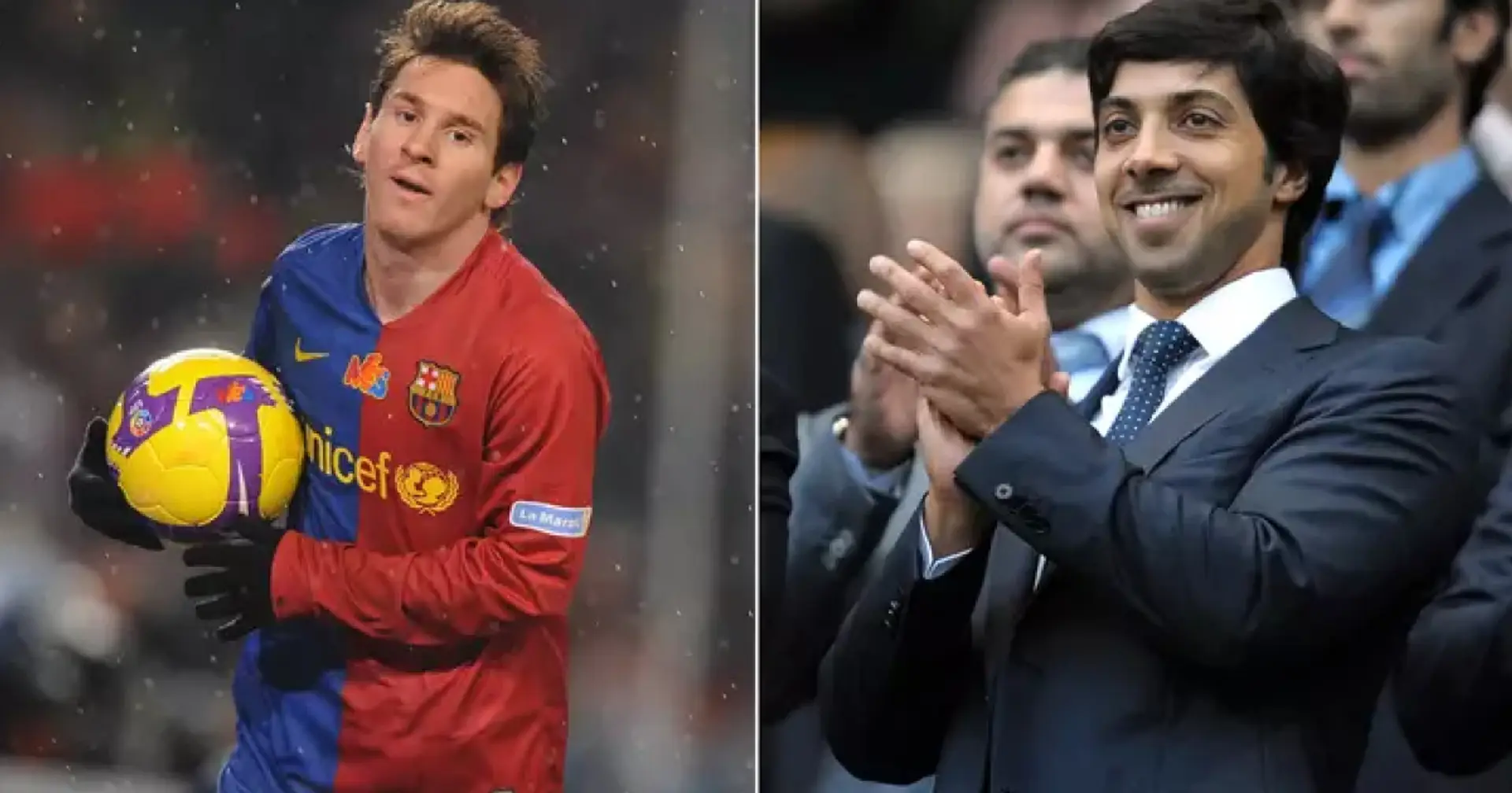 Manchester City unterbreitete ein mutiges Angebot für Lionel Messi an dem Tag, als Scheich Mansour seine Übernahme des Klubs abschloss