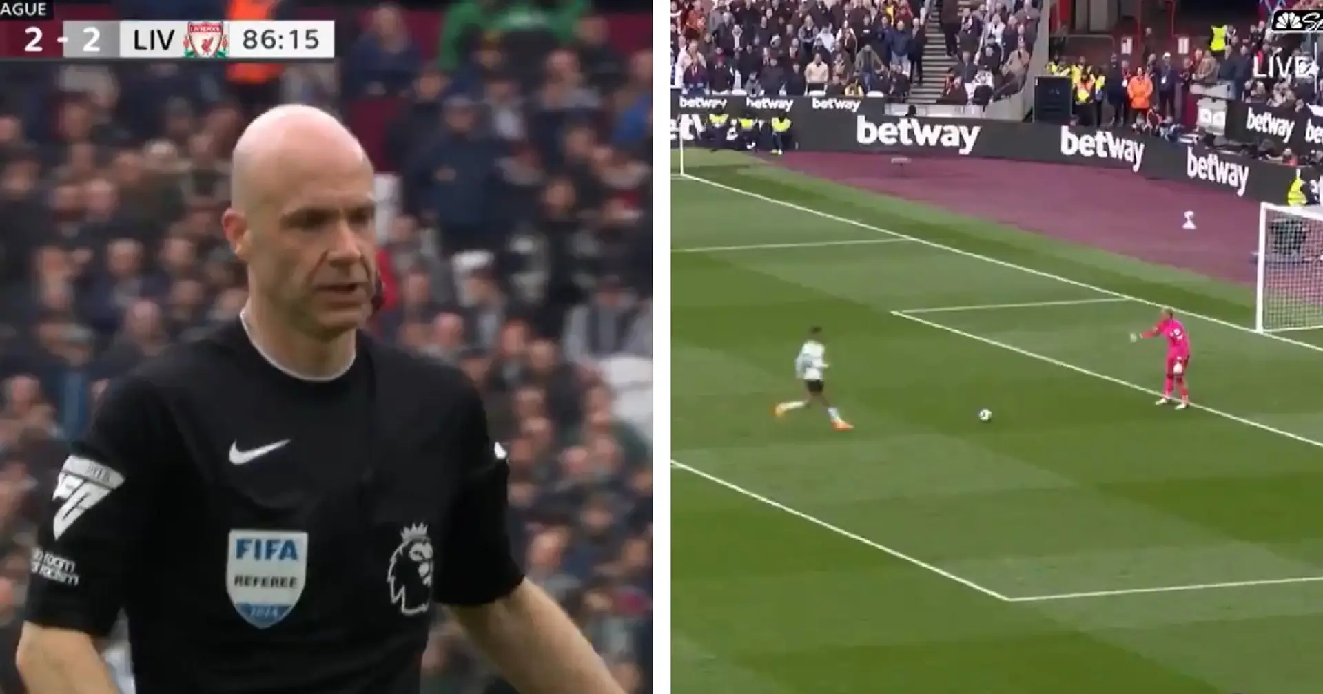 Anthony Taylor denies Gakpo a certain goal at 2-2 v West Ham — what happened